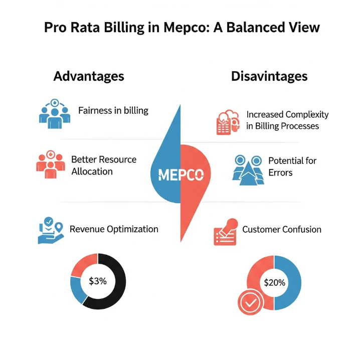 Pro rata consumption in the Mepco bill